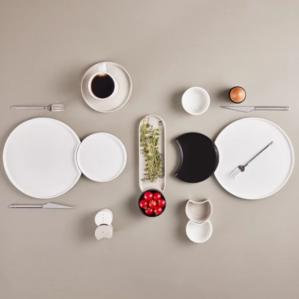 Karaca x Hussein Chalayan Poly Porcelaine 28 pièces Service de petit-déjeuner/service pour 6 personnes – Image 5