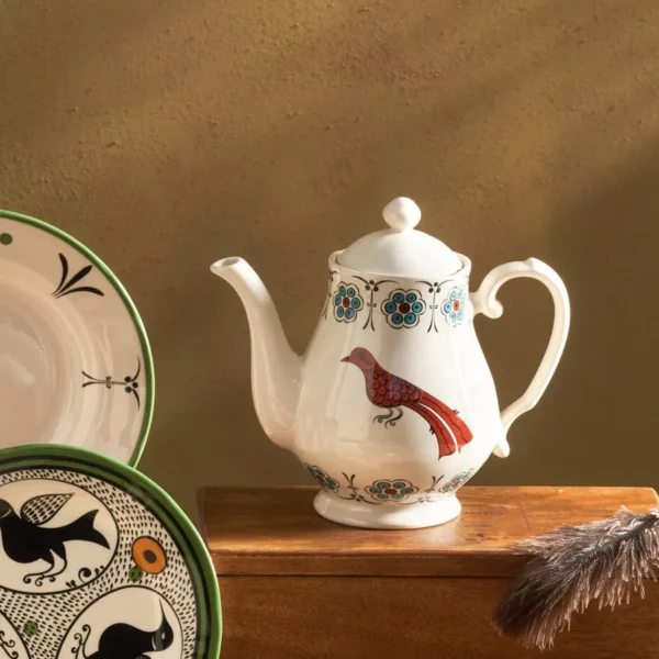 KARACA PAYE SELJUK SERIES BIRD TEAPOT 965ML – Image 4