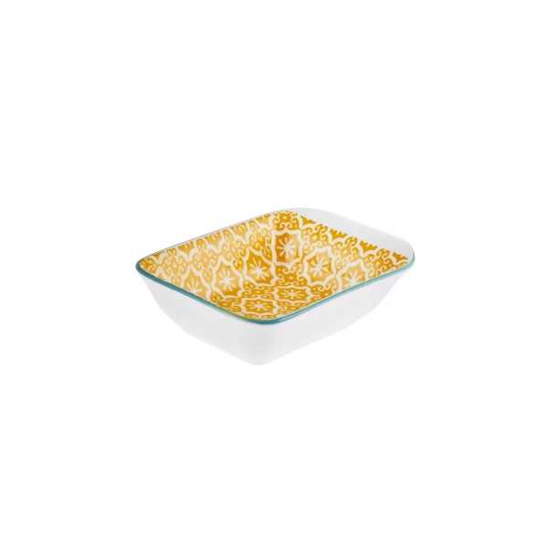 Bol à Snack/Sauce Rectangulaire Karaca Floral  10 cm – Image 6